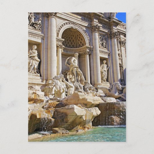 Trevi-Brunnen Postkarte (Vorderseite)