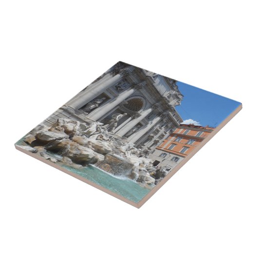 Trevi-Brunnen Rom Fliese (Seite)