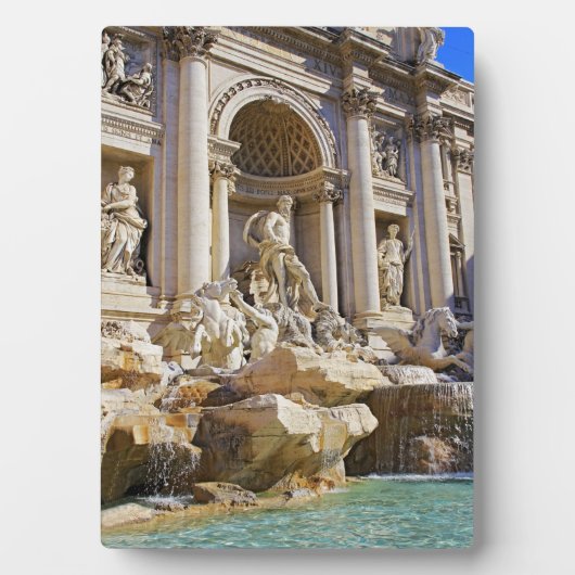 Trevi-Brunnen Rom Fotografie Fotoplatte (Vorderseite)