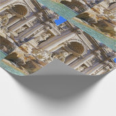 Trevi-Brunnen Rom Fotografie Geschenkpapier (Ecke)