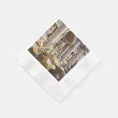 Trevi-Brunnen Rom Fotografie Serviette (Ecke)