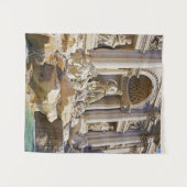 Trevi-Brunnen Rom Fotografie Wandteppich (Vorderseite (Horizontal))