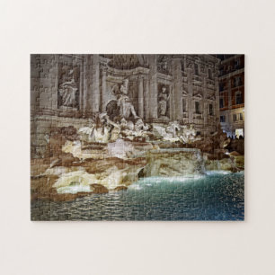 Trevi-Brunnen - Rom, Italien - 11x14 - 252 Stk. Puzzle