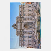 Trevi-Brunnen, Rom, Italien Geschirrtuch (Vertikal)