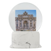 Trevi-Brunnen, Rom, Italien Schneekugel (Rückseite)
