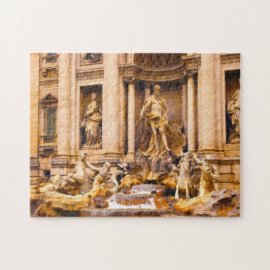 Trevi Brunnen Rom. Jigsaw Puzzle (Horizontal)