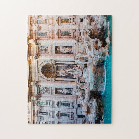 Trevi Brunnen Rom. Jigsaw Puzzle (Vertikal)