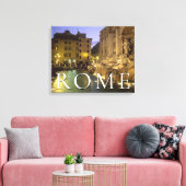 Trevi Brunnen | Rom, Latium, Italien Leinwanddruck (Insitu (Wohnzimmer))