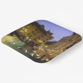 Trevi Brunnen | Rom, Latium, Italien Pappteller (Gewinkelt)