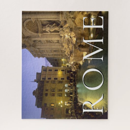 Trevi Brunnen | Rom, Latium, Italien Puzzle (Vertikal)