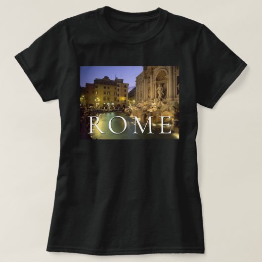 Trevi Brunnen | Rom, Latium, Italien T-Shirt (Design vorne)