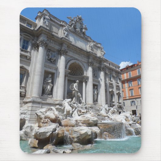 Trevi-Brunnen Rom Mousepad (Vorne)