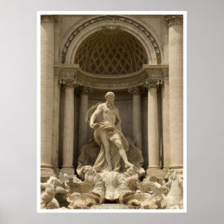 Trevi-Brunnen, Rom Poster