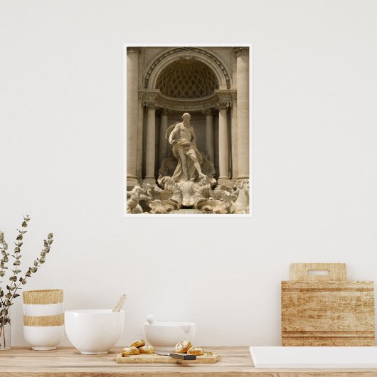 Trevi-Brunnen, Rom Poster (Küche)