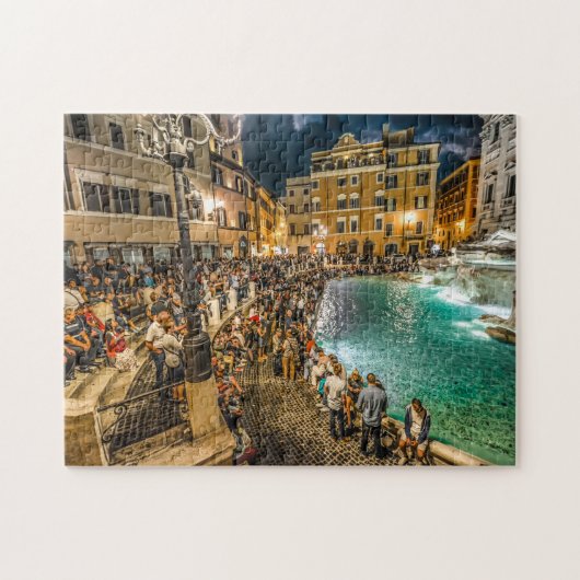 Trevi Brunnen Rom. Puzzle (Horizontal)
