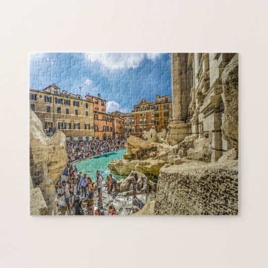 Trevi Brunnen Rom. Puzzle (Horizontal)