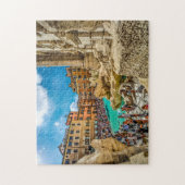 Trevi Brunnen Rom. Puzzle (Vertikal)