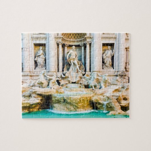 Trevi Brunnen - Roma, Italien - 8x10 - 110 Stk. Puzzle (Horizontal)