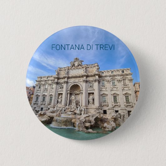 Trevi Fossilienmuseum Rom Button (Vorderseite)