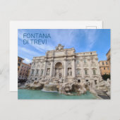 Trevi Fossilienmuseum Rom Postkarte (Vorne/Hinten)
