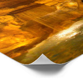 Trevi Fountain at Night (HDR) Poster (Ecke)