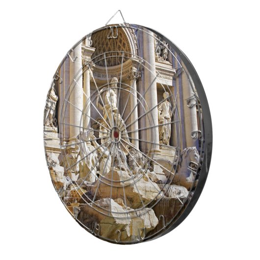 Trevi Fountain Dartscheibe (Vorderseite rechts)