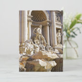 Trevi Fountain Einladung (Stehend Vorderseite)