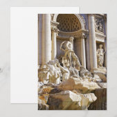 Trevi Fountain Einladung (Vorne/Hinten)