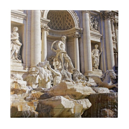 Trevi Fountain Fliese (Vorderseite)