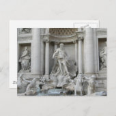 Trevi Fountain Fontana di Trevi Rom Italien Postkarte (Vorne/Hinten)