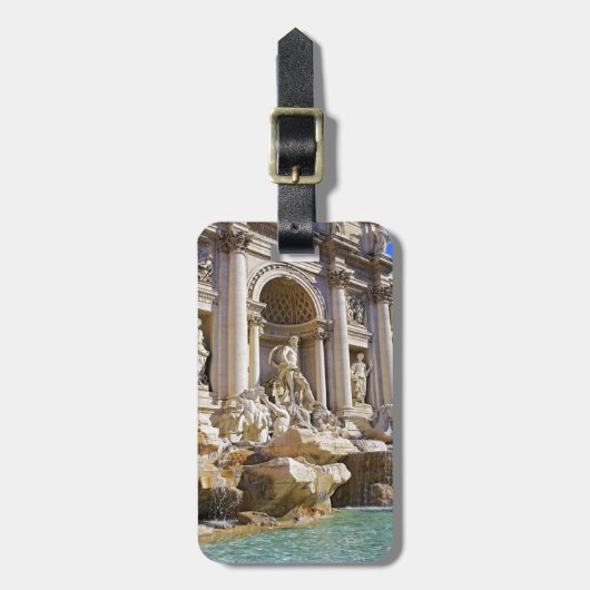 Trevi Fountain Gepäckanhänger (Vorderseite vertikal)