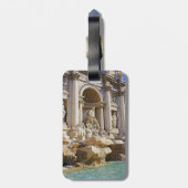 Trevi Fountain Gepäckanhänger (Rückseite vertikal)