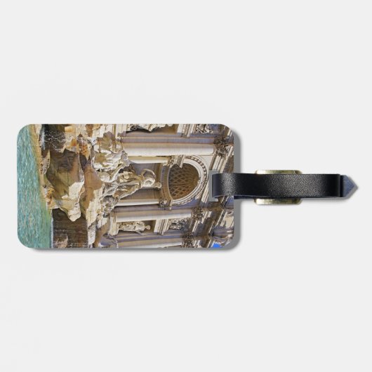 Trevi Fountain Gepäckanhänger (Rückseite horizontal)