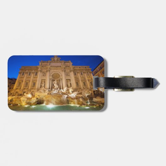 Trevi Fountain Gepäckanhänger (Rückseite horizontal)