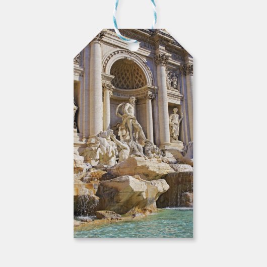 Trevi Fountain Geschenkanhänger (Rückseite)