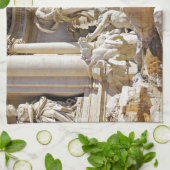 Trevi Fountain Geschirrtuch (Gefaltet)