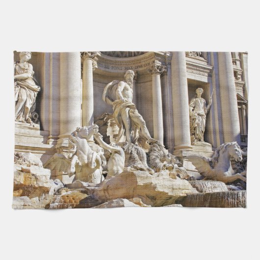 Trevi Fountain Geschirrtuch (Horizontal)