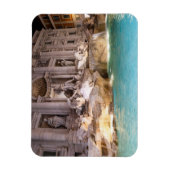 Trevi Fountain in night - Rom, Italien Magnet (Vertikal)