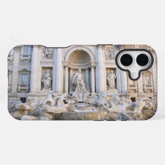 Trevi Fountain iPhone Hülle (Rückseite (Horizontal))