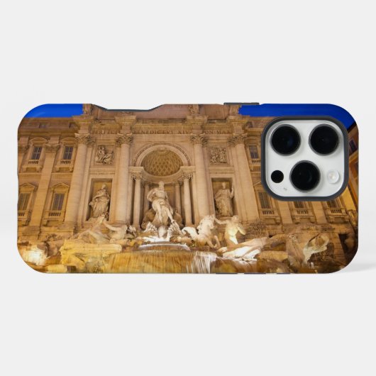 Trevi Fountain iPhone Hülle (Rückseite (Horizontal))