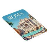 Trevi Fountain Italy Magnet (Rechte Seite)
