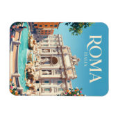 Trevi Fountain Italy Magnet (Horizontal)
