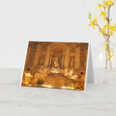 Trevi Fountain Karte (Gelbe Blume)