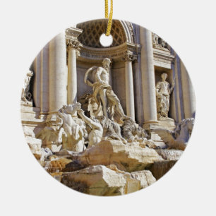 Trevi Fountain Keramik Ornament