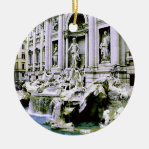 Trevi Fountain Keramikornament
