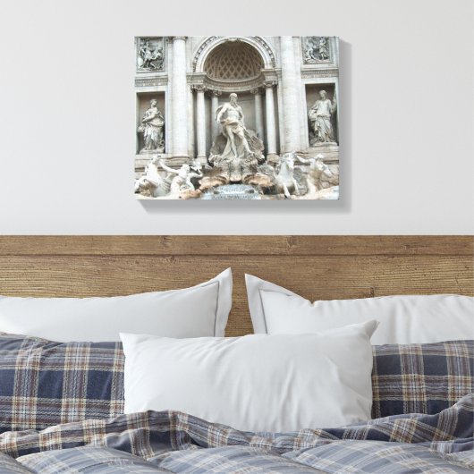 Trevi Fountain Leinwand (Insitu (Schlafzimmer))