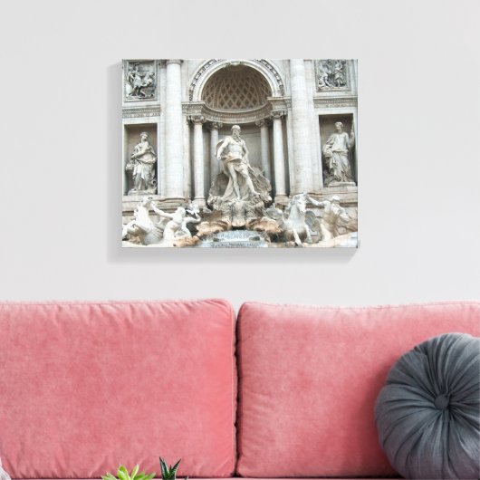 Trevi Fountain Leinwand (Insitu (Wohnzimmer))