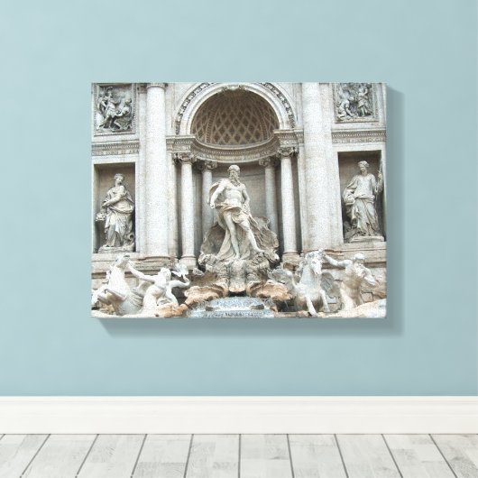 Trevi Fountain Leinwand (Insitu (Holzboden))