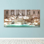 Trevi Fountain Leinwanddruck (Insitu (Holzboden))