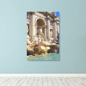 Trevi Fountain Leinwanddruck (Insitu (Holzboden))